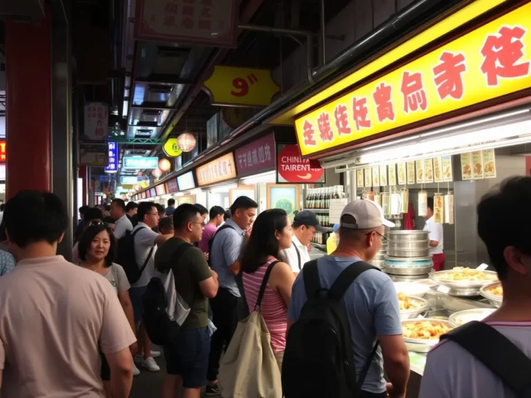 Food Stalls In Chinatown