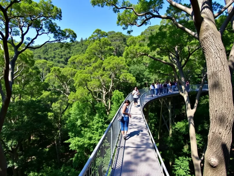 Scenic Treetop Walkway At Southern Ridges